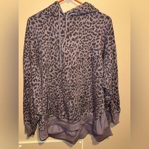 Leopard Print American eagle Hoodie